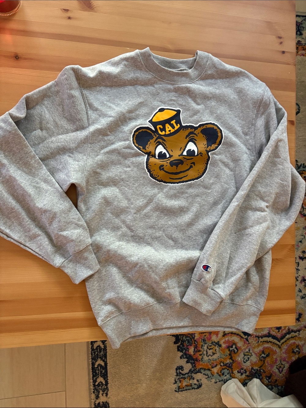 Champion Gray Crewneck Sweatshirt UC Berkeley